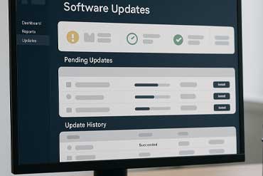 Automated Software Updates Management Interface